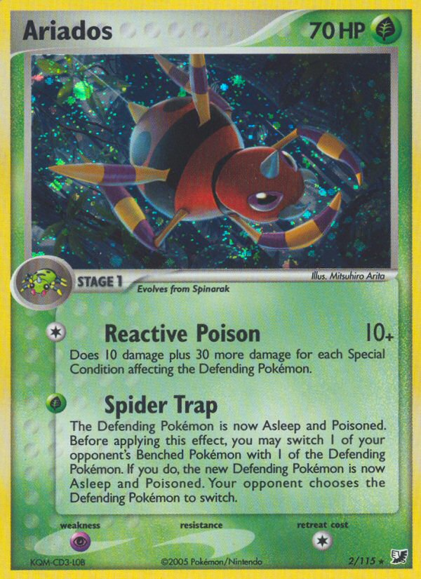Ariados - Unseen Forces - #2 - Pokemon TCG card