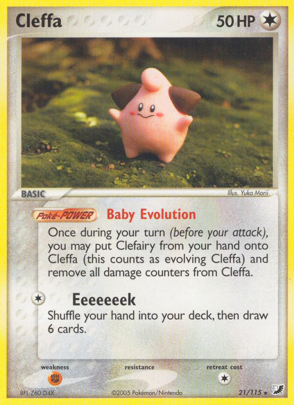 Cleffa - Unseen Forces - #21 - Pokemon TCG card