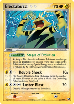 Electabuzz #22 Electabuzz - Unseen Forces - #22 - Pokemon TCG card