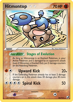 Hitmontop #26 Hitmontop - Unseen Forces - #26 - Pokemon TCG card
