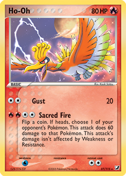 Ho-Oh #27 Ho-Oh - Unseen Forces - #27 - Pokemon TCG card