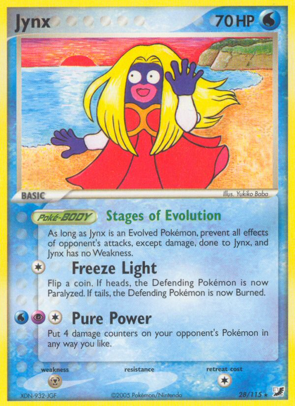 Jynx - Unseen Forces - #28 - Pokemon TCG card