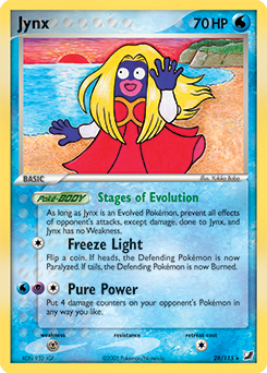 Jynx #28 Jynx - Unseen Forces - #28 - Pokemon TCG card