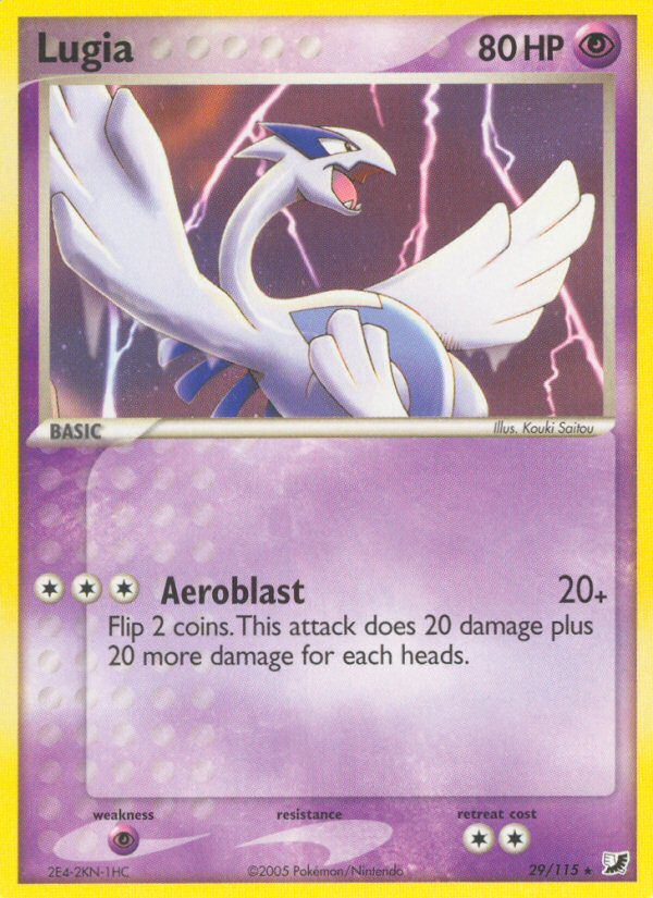 Lugia - Unseen Forces - #29 - Pokemon TCG card