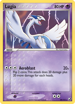 Lugia #29 Lugia - Unseen Forces - #29 - Pokemon TCG card