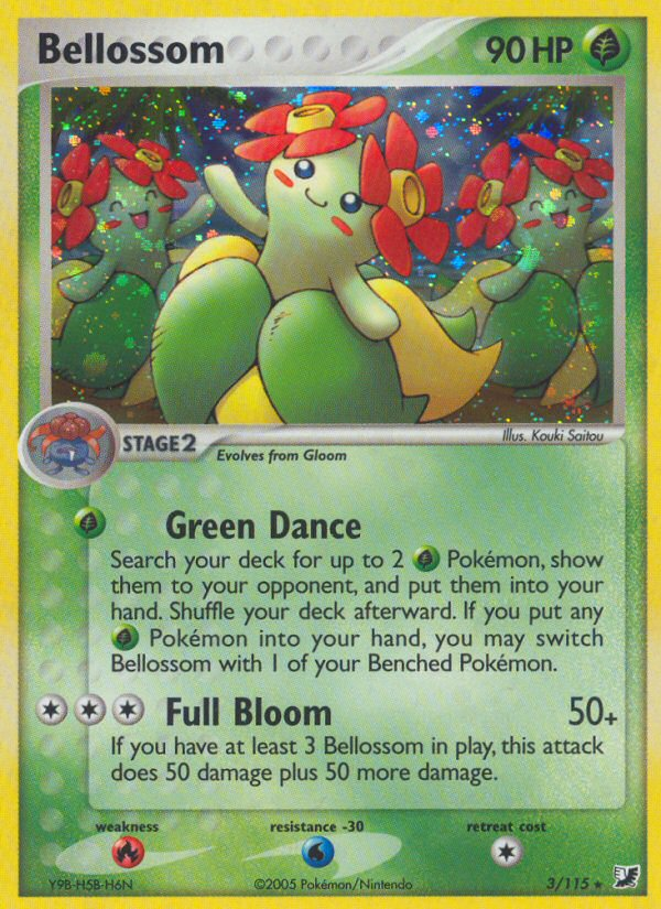 Bellossom - Unseen Forces - #3 - Pokemon TCG card