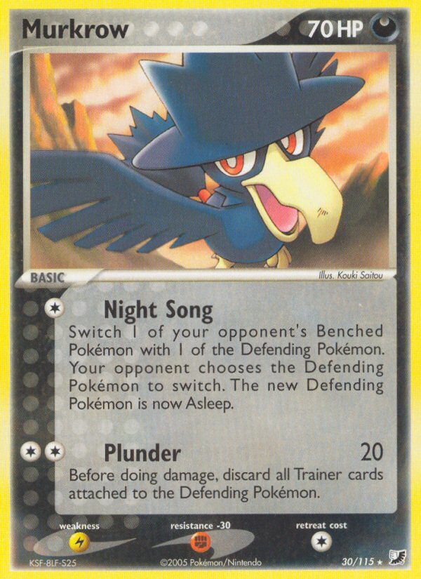 Murkrow - Unseen Forces - #30 - Pokemon TCG card