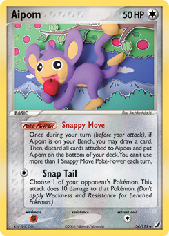 Aipom - Unseen Forces - #34 - Pokemon TCG card