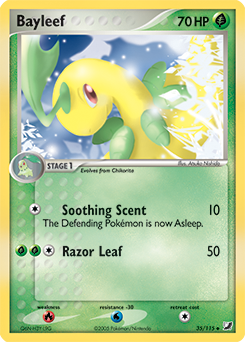 Bayleef #35 Bayleef - Unseen Forces - #35 - Pokemon TCG card