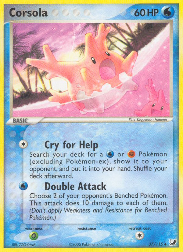 Corsola - Unseen Forces - #37 - Pokemon TCG card