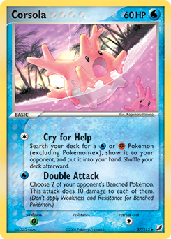 Corsola - Unseen Forces - #37 - Pokemon TCG card