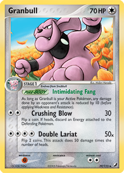 Granbull - Unseen Forces - #39 - Pokemon TCG card