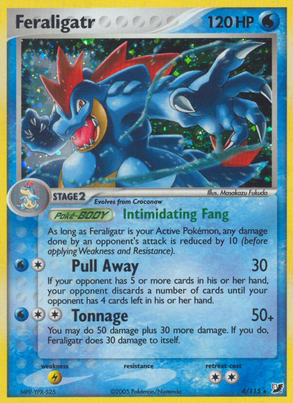 Feraligatr - Unseen Forces - #4 - Pokemon TCG card