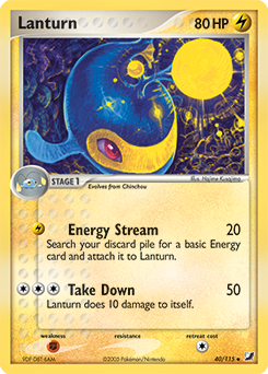 Lanturn - Unseen Forces - #40 - Pokemon TCG card