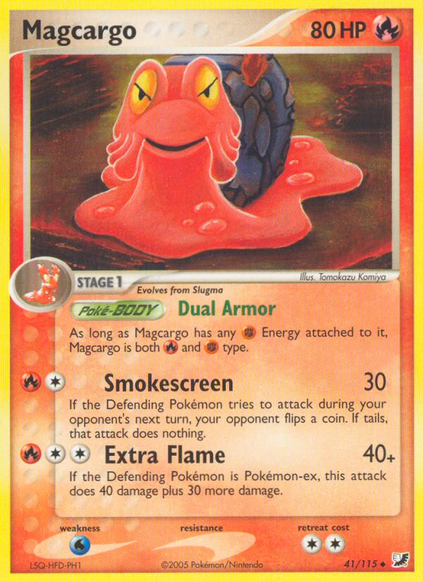 Magcargo - Unseen Forces - #41 - Pokemon TCG card