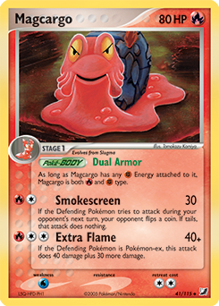 Magcargo #41 Magcargo - Unseen Forces - #41 - Pokemon TCG card
