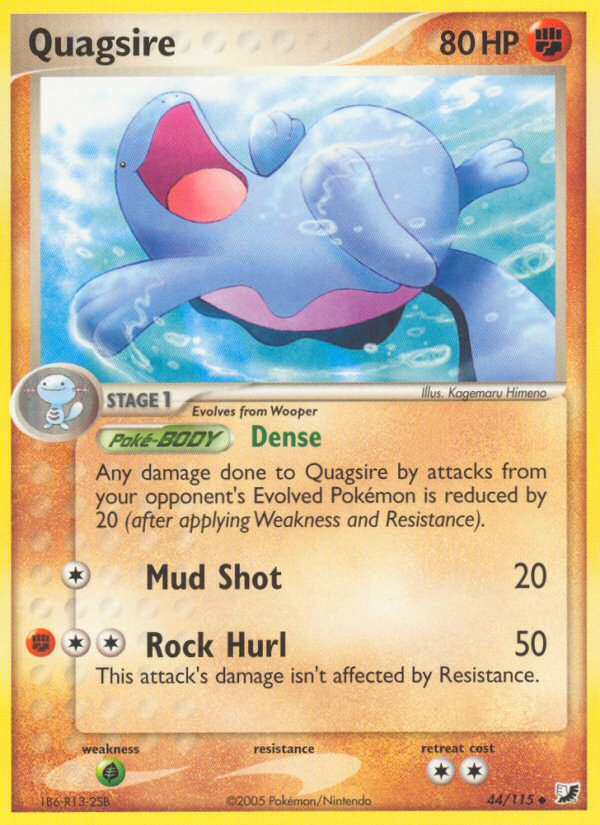 Quagsire - Unseen Forces - #44 - Pokemon TCG card