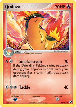 Quilava #45 Quilava - Unseen Forces - #45 - Pokemon TCG card