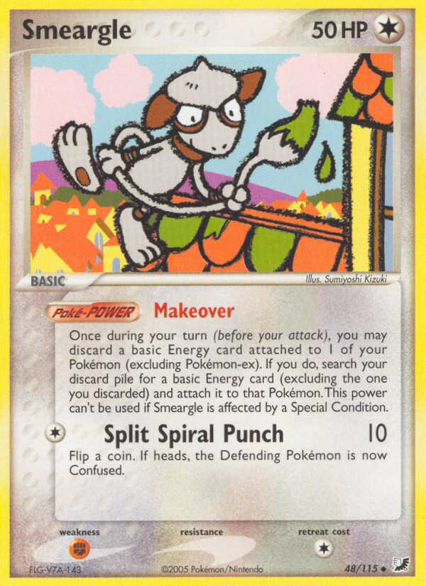 Smeargle - Unseen Forces - #48 - Pokemon TCG card