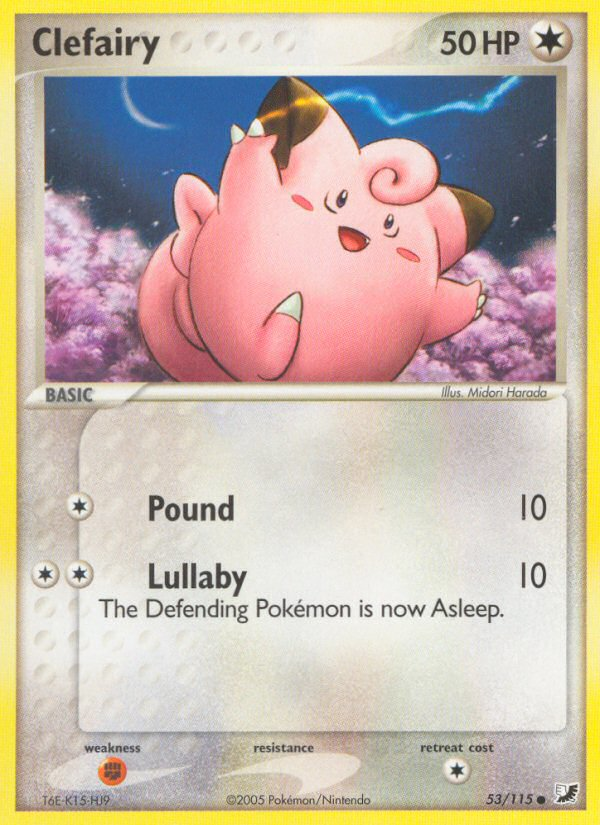 Clefairy - Unseen Forces - #53 - Pokemon TCG card