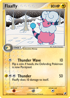 Flaaffy #56 Flaaffy - Unseen Forces - #56 - Pokemon TCG card