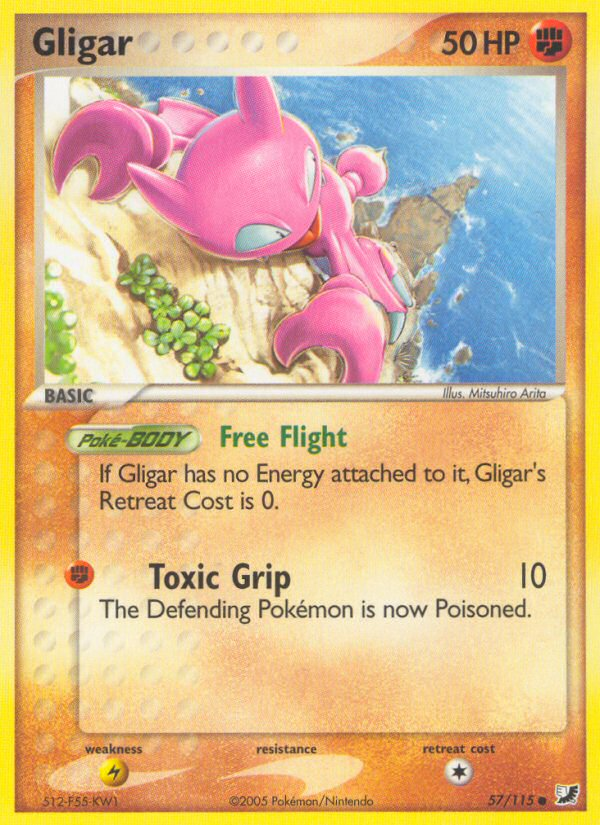 Gligar - Unseen Forces - #57 - Pokemon TCG card