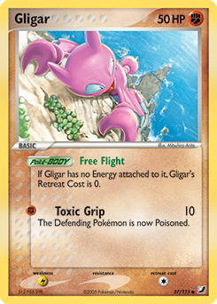 Gligar - Unseen Forces - #57 - Pokemon TCG card