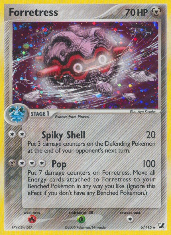 Forretress - Unseen Forces - #6 - Pokemon TCG card