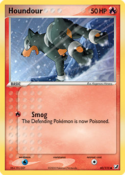 Houndour #60 Houndour - Unseen Forces - #60 - Pokemon TCG card