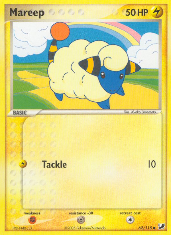 Mareep - Unseen Forces - #62 - Pokemon TCG card