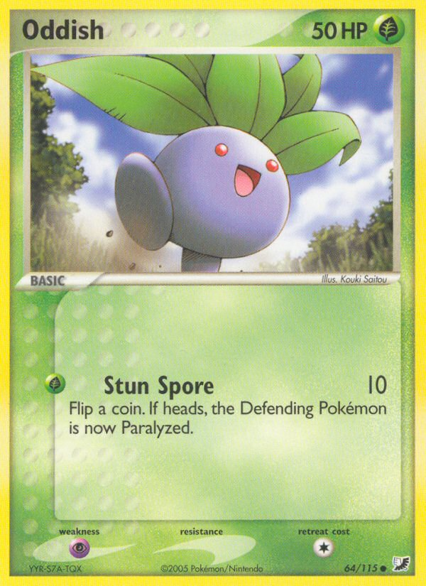 Oddish - Unseen Forces - #64 - Pokemon TCG card