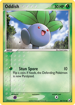 Oddish #64 Oddish - Unseen Forces - #64 - Pokemon TCG card
