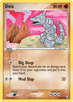 Onix - Unseen Forces - #65 - Pokemon TCG card
