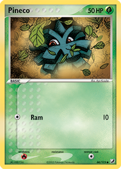 Pineco - Unseen Forces - #66 - Pokemon TCG card