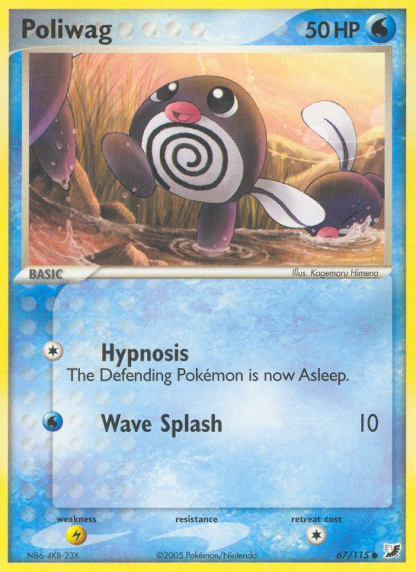 Poliwag - Unseen Forces - #67 - Pokemon TCG card