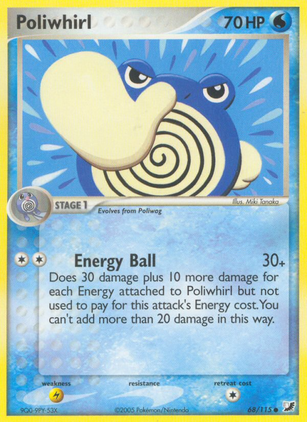 Poliwhirl - Unseen Forces - #68 - Pokemon TCG card