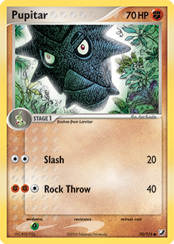 Pupitar - Unseen Forces - #70 - Pokemon TCG card