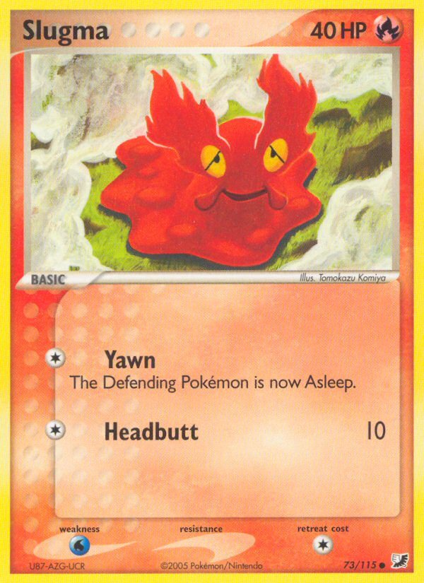Slugma - Unseen Forces - #73 - Pokemon TCG card