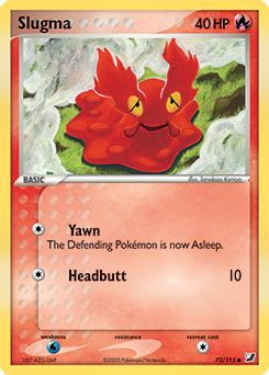 Slugma - Unseen Forces - #73 - Pokemon TCG card