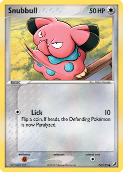 Snubbull - Unseen Forces - #74 - Pokemon TCG card