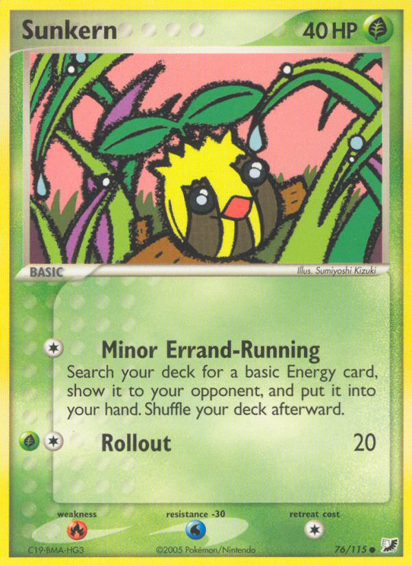 Sunkern - Unseen Forces - #76 - Pokemon TCG card