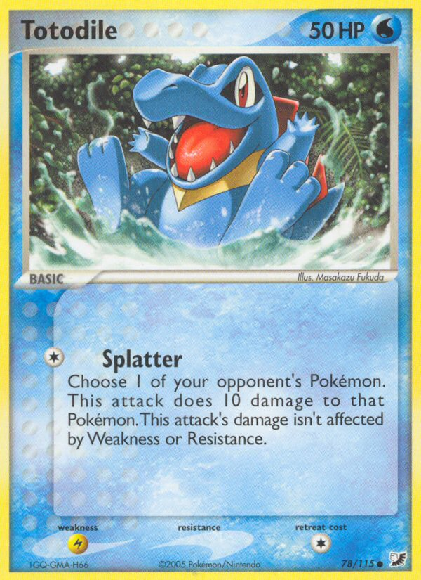 Totodile - Unseen Forces - #78 - Pokemon TCG card