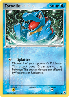 Totodile - Unseen Forces - #78 - Pokemon TCG card