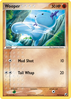 Wooper #79 Wooper - Unseen Forces - #79 - Pokemon TCG card