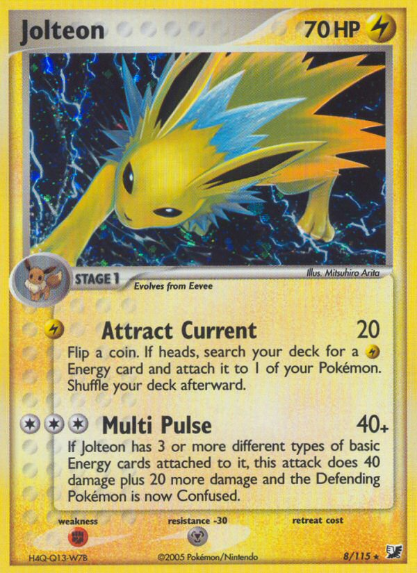 Jolteon - Unseen Forces - #8 - Pokemon TCG card