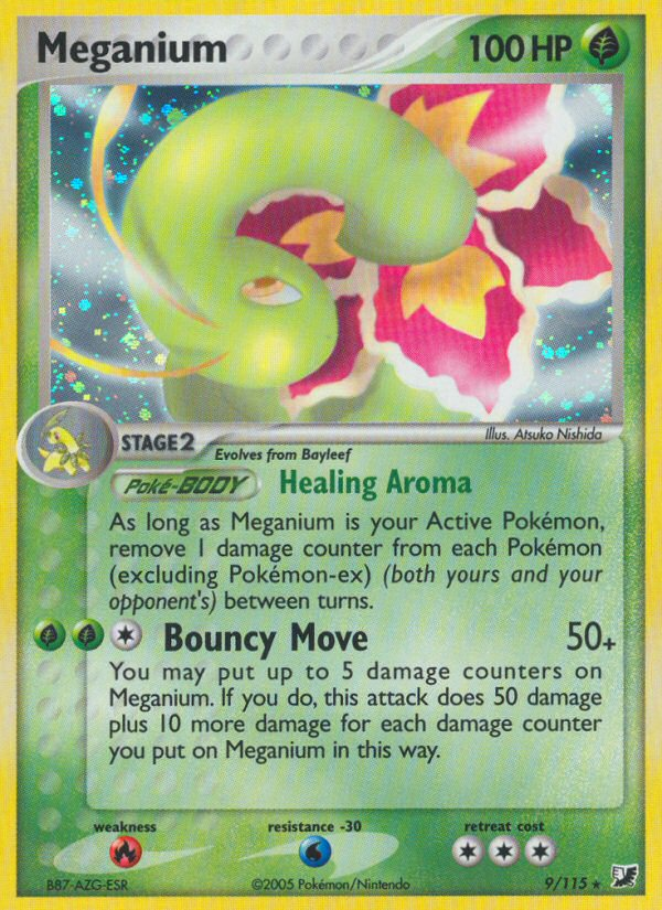 Meganium - Unseen Forces - #9 - Pokemon TCG card
