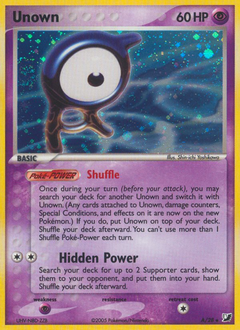 Unown #A Unown - Unseen Forces - #A - Pokemon TCG card