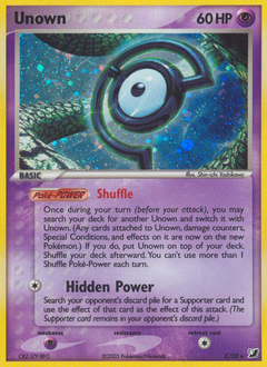 Unown #C Unown - Unseen Forces - #C - Pokemon TCG card
