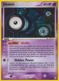 Unown #I Unown - Unseen Forces - #I - Pokemon TCG card
