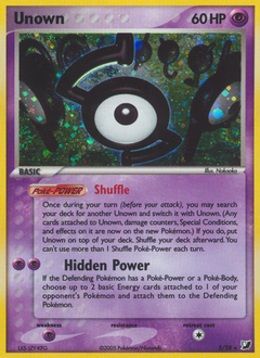 Unown #S Unown - Unseen Forces - #S - Pokemon TCG card